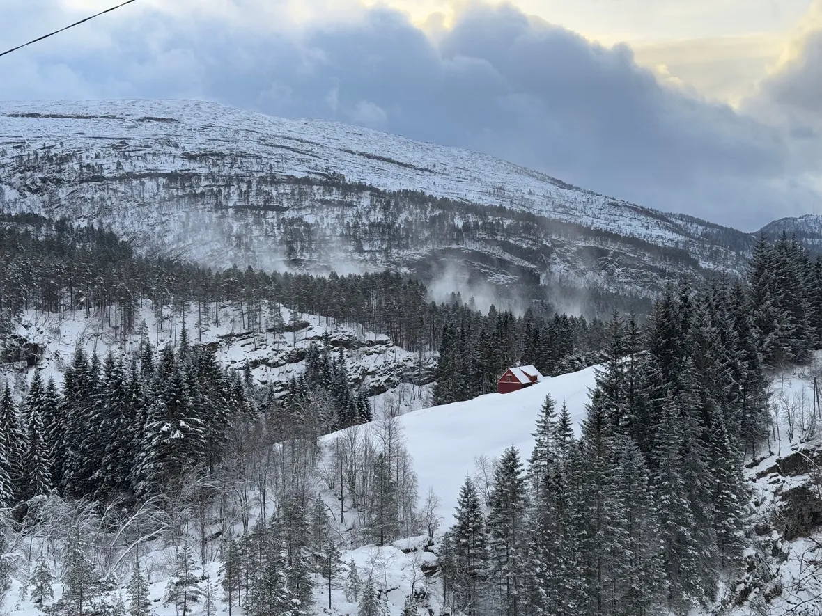 Bilde av vinter i Kvitingen